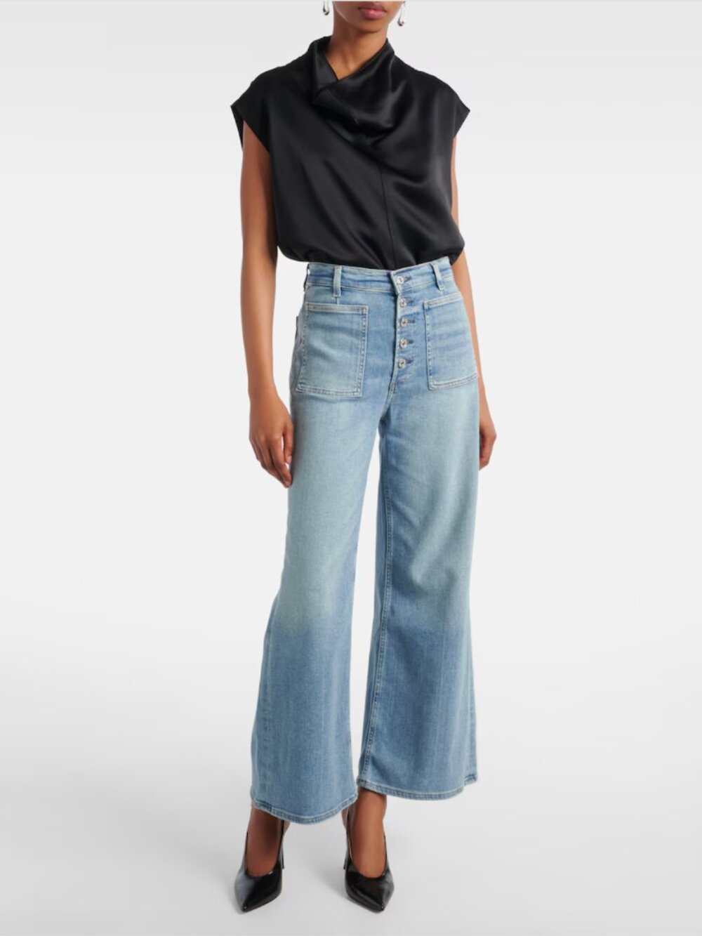 Citizens of Humanity Lyra patch pocket flares, size 26, in splendor